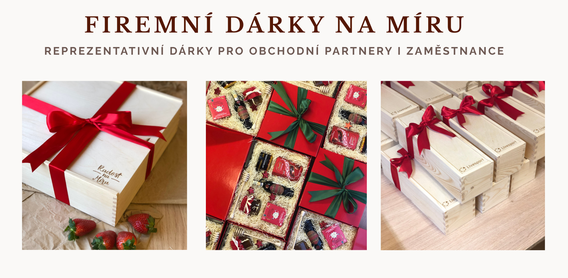 Firemní dárky na míru